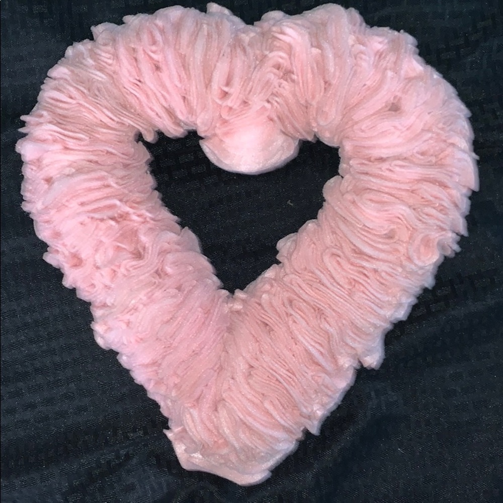 Felt heart decoration